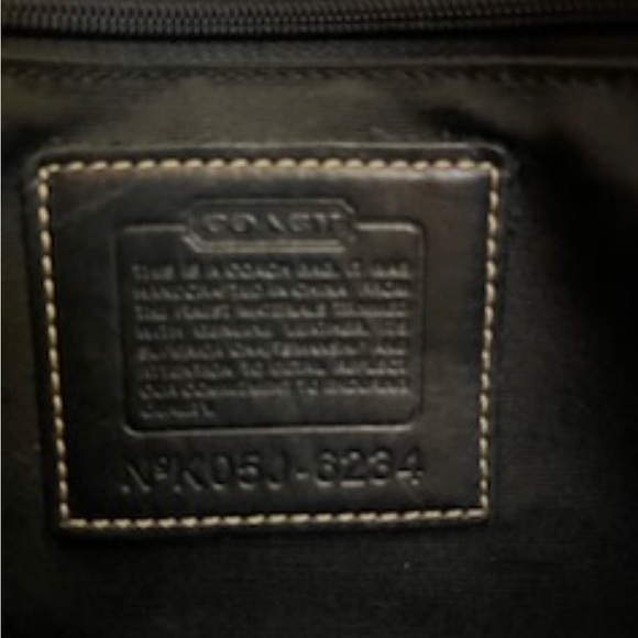 It’s a large signature C coach logo printed all over it - Picture 10 of 15